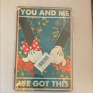 Mickey and Minnie Inspirational Wall Art ⭐️2 for 15⭐️